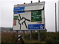 TL4706 : Roadsign on the B1393 London Road by Geographer