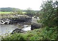 NX5955 : Abutments of old swing bridge by Oliver Dixon