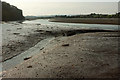 SX8972 : Stream and Teign estuary by Derek Harper