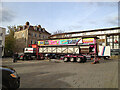 SP2864 : The Mop Fair is arriving, Market Place, Warwick by Robin Stott