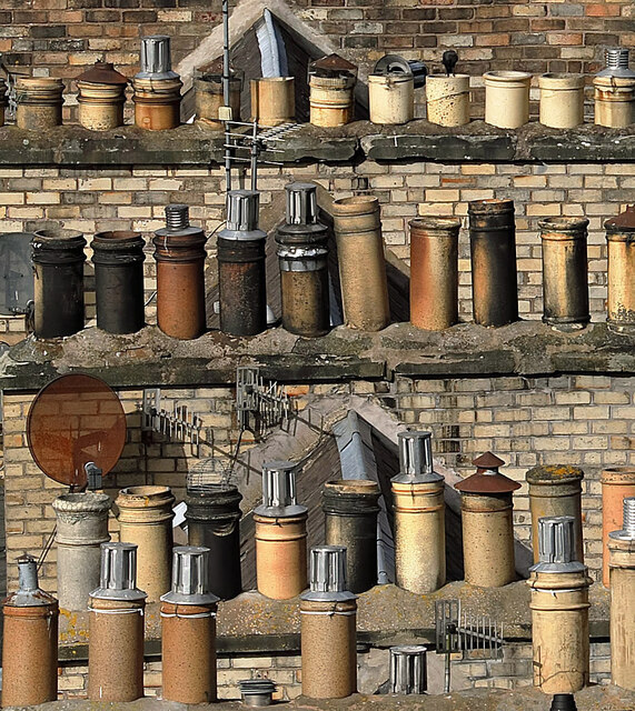 Chimney pots at Hawick