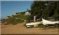 SY4988 : Boats, Hive Beach by Derek Harper