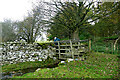 SD9690 : Footbridge merges into stile by Andy Waddington