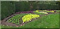 TQ2882 : Flower bed in Regent's Park, London by Christine Matthews