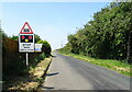 TF6111 : Approaching the level crossing on St Peters Road, Watlington by JThomas