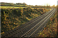 SX6456 : Railway from Stowford Bridge by Derek Harper