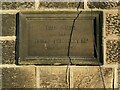 SE2139 : Former Friends' School, Low Green, Rawdon - datestone by Stephen Craven