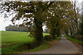 TM2864 : View down New Road towards Framlingham by Christopher Hilton