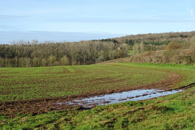 Farmland above Clencher's Mill