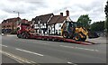 SP2865 : Lowloader loading, facing the wrong way, Coten End, Warwick by Robin Stott