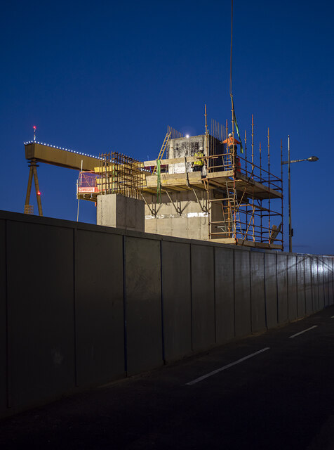 Construction site, Belfast