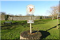 TF9437 : Great Walsingham village sign by Adrian S Pye