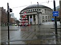 SJ8397 : Santa outside the Central Library by Gerald England