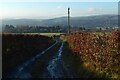 NS4078 : Track to Mains Farm by Lairich Rig