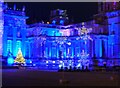 SP4416 : Blenheim Illuminations - (4) - Palace frontage - Snowflakes by Rob Farrow