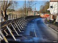 SO7875 : Flood barriers on Stourport Road, Bewdley by Mat Fascione