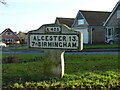 SP0776 : Milestone on the Alcester Road by Richard Law