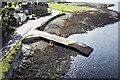 NN0559 : Slipway below Ballachulish Bridge by Trevor Littlewood