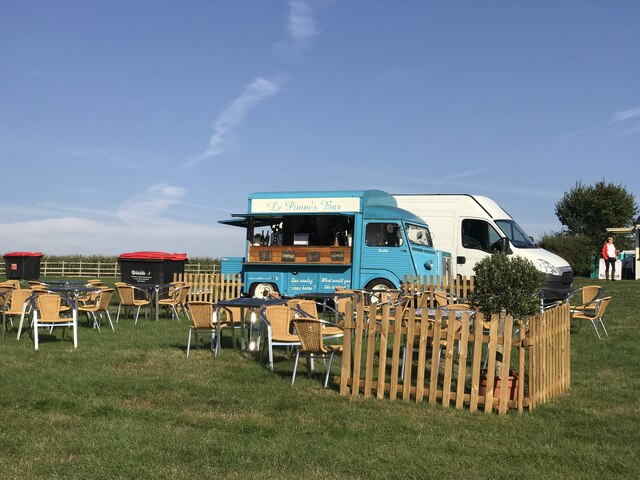 Mobile Pimms bar at Burghley Horse Trials