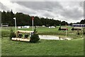 SP4415 : Cross-country fence 6A and B at Blenheim Horse Trials by Jonathan Hutchins