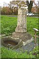 SE4964 : Old Wayside Cross and Guidestone south of Alne village by J Howat