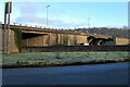 ST3089 : Motorway flyover, Crindau, Newport by Jaggery