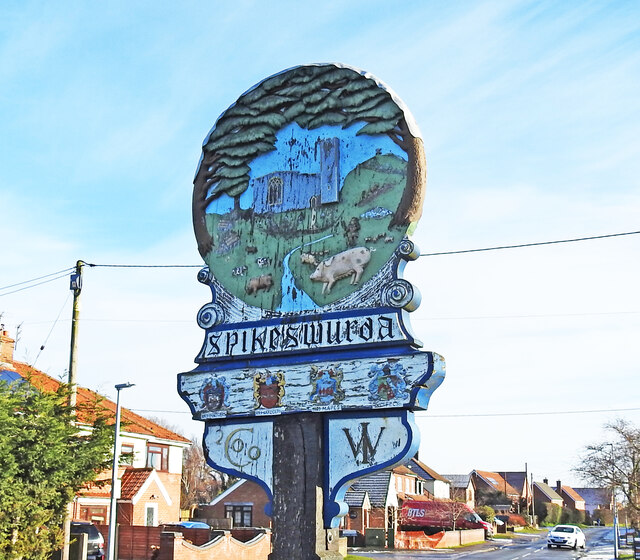 Spixworth village sign