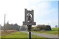 TM3689 : Mettingham village sign by Adrian S Pye