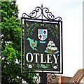 TM2055 : Otley village sign by Adrian S Pye