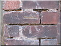 SO7192 : Benchmark, New Road Wall, Bridgnorth by Adrian Taylor