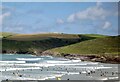 SW9379 : Hayle Bay - Polzeath beach by Marika Reinholds