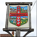 TL7174 : Mildenhall town sign by Adrian S Pye