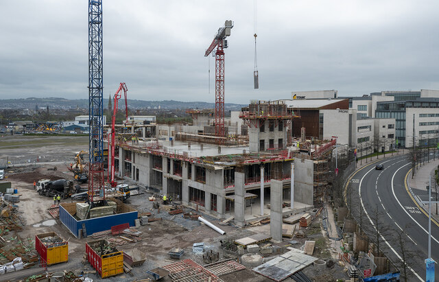 Construction site, Belfast