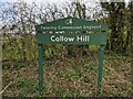 SO4585 : Sign at Callow Hill by Fabian Musto