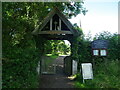 TL2659 : The Parish Church of St. Pandionia & St. John the Baptist, Eltisley (Entry Gate) by Matthew Morgan