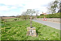 TM2499 : Shotesham village sign by Adrian S Pye