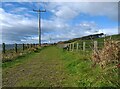 NO4302 : Former railway line, Largo Bay, Fife by Claire Pegrum