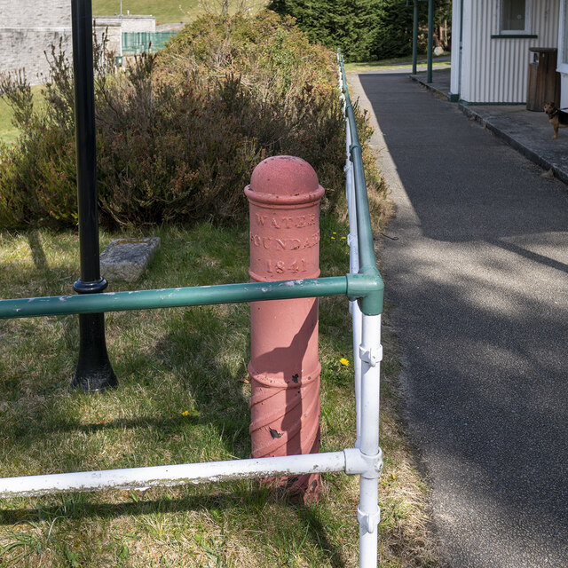 Water Boundary post, Silent Valley