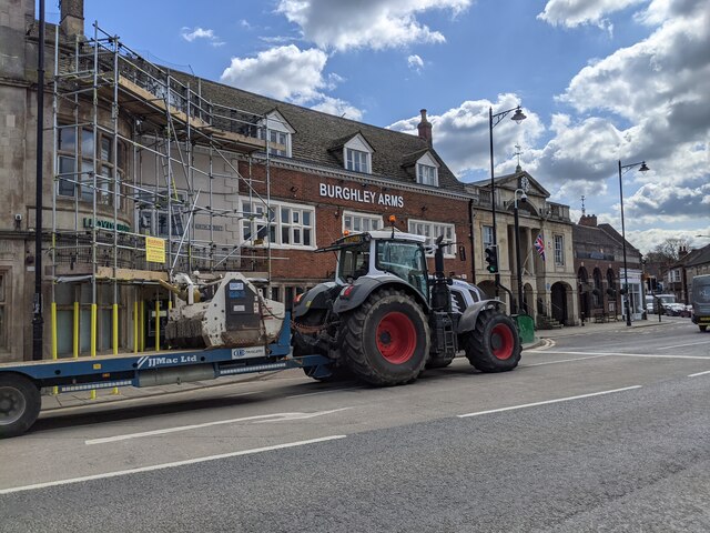 Tractor at the lights