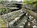 NS5574 : Weir on the Allander Water by Richard Sutcliffe