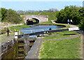 SO9868 : Tardebigge Lock No 49 and Hill Farm Bridge No 54 by Mat Fascione