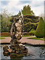 SJ7481 : Neptune (Triton), Tatton Park Italian Garden by David Dixon