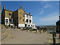 NZ9504 : The Bay Hotel, Robin Hood's Bay by Malc McDonald