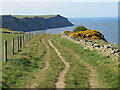 NZ9407 : Cleveland Way near Robin Hood's Bay by Malc McDonald