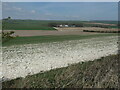 SE9359 : Exposed chalk, north of Wetwang by Christine Johnstone