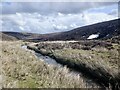 NT6063 : Faseny Water and snow patch by Richard Webb