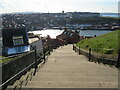 NZ9011 : Steps to Whitby Abbey by Malc McDonald