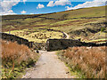 SD9218 : Gate on the Pennine Bridleway by David Dixon