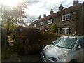 TM4462 : Cottages on Dinsdale Road, Leiston by Christopher Hilton