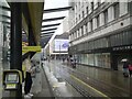 SJ8498 :  Market Street in the rain by Gerald England